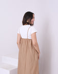 Sleeveless Linen Blend Dress