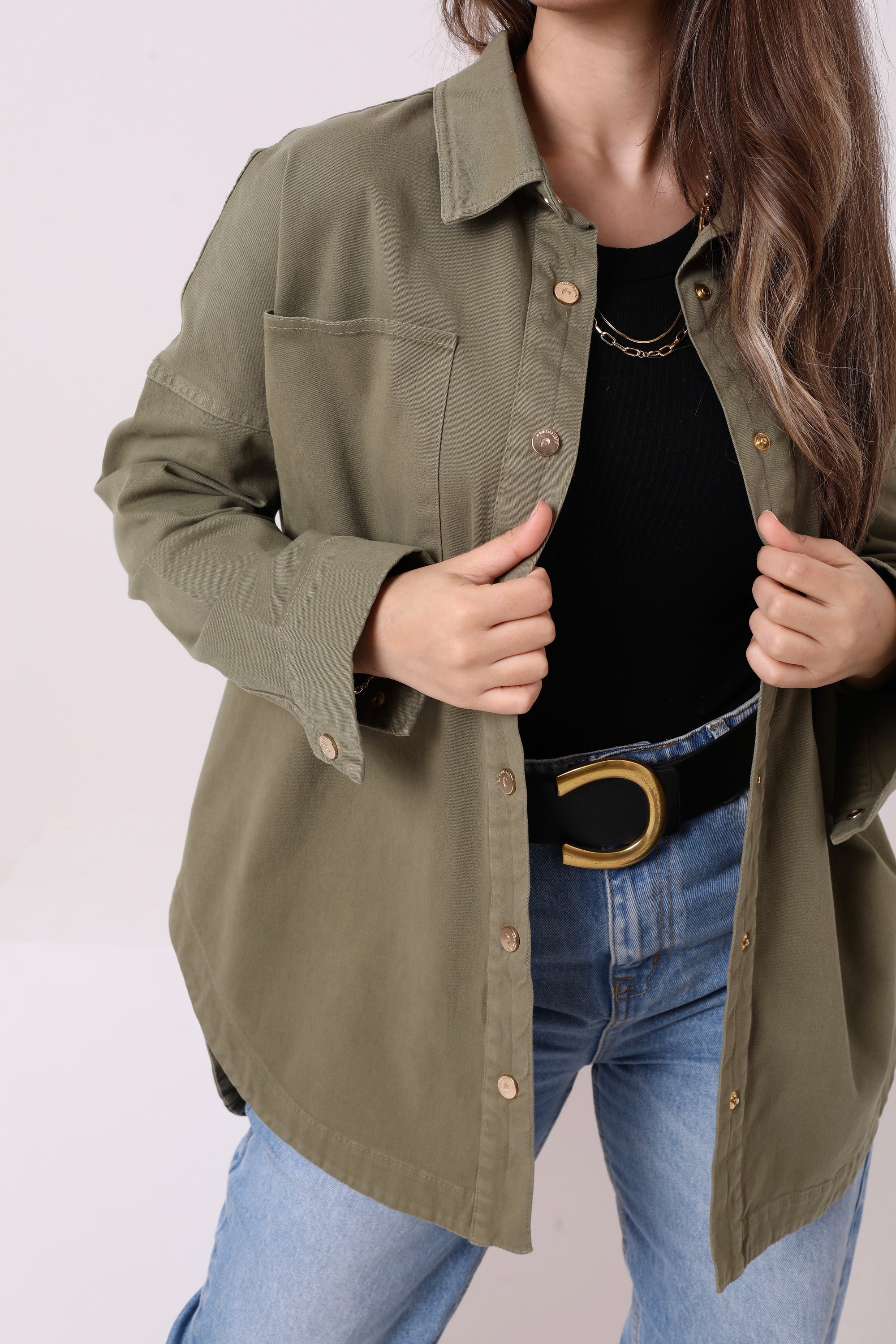 Gabardine Chemise