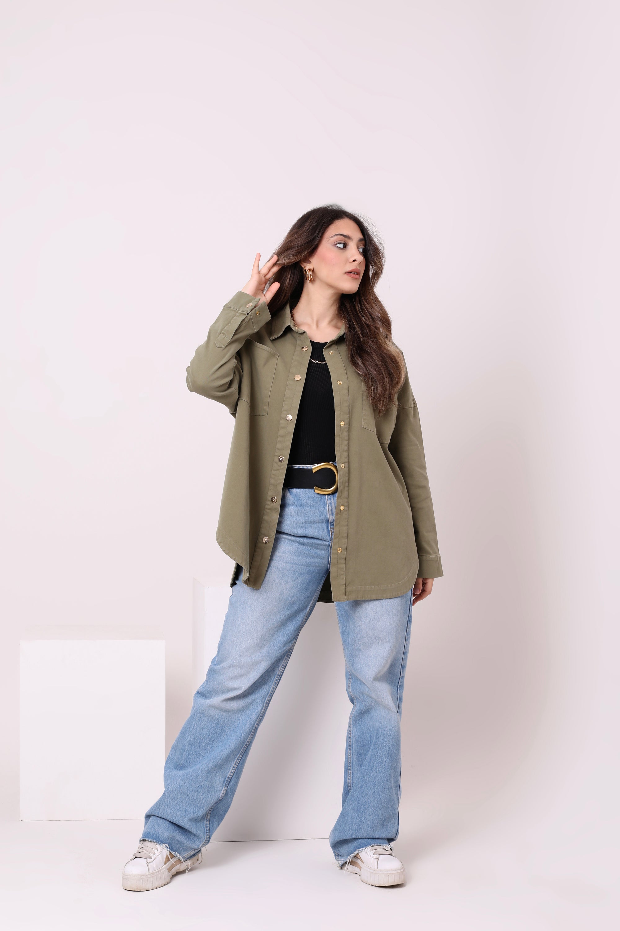 Gabardine Chemise