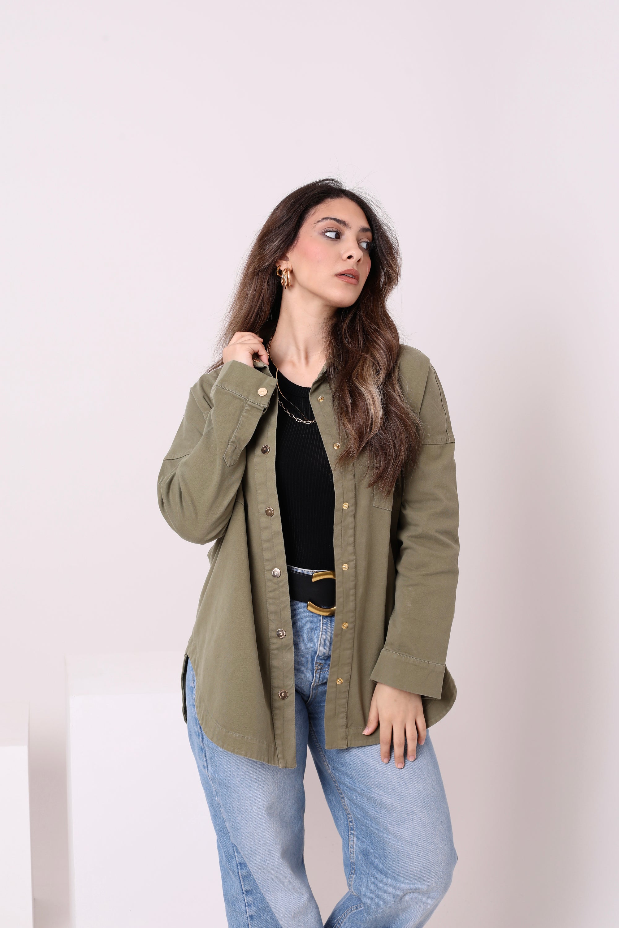 Gabardine Chemise