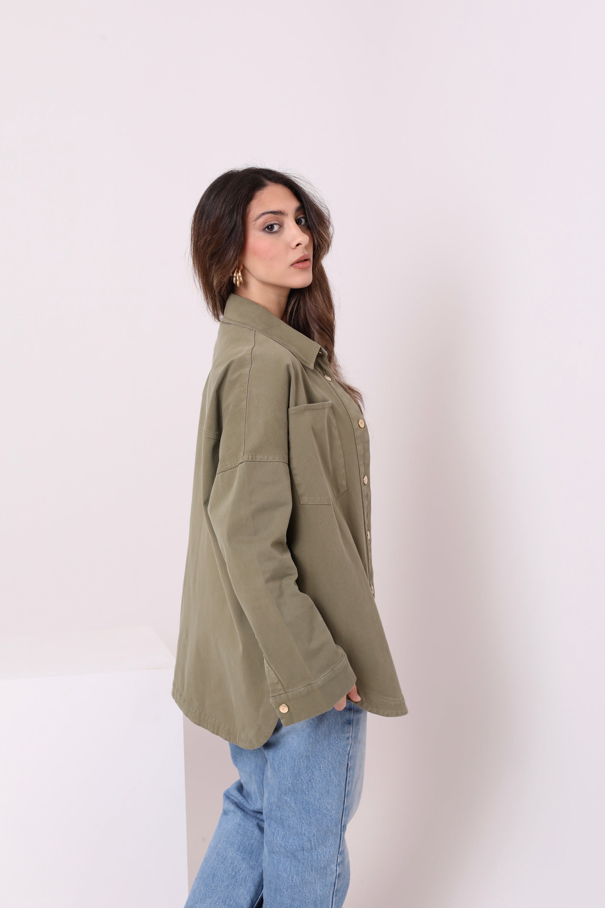 Gabardine Chemise