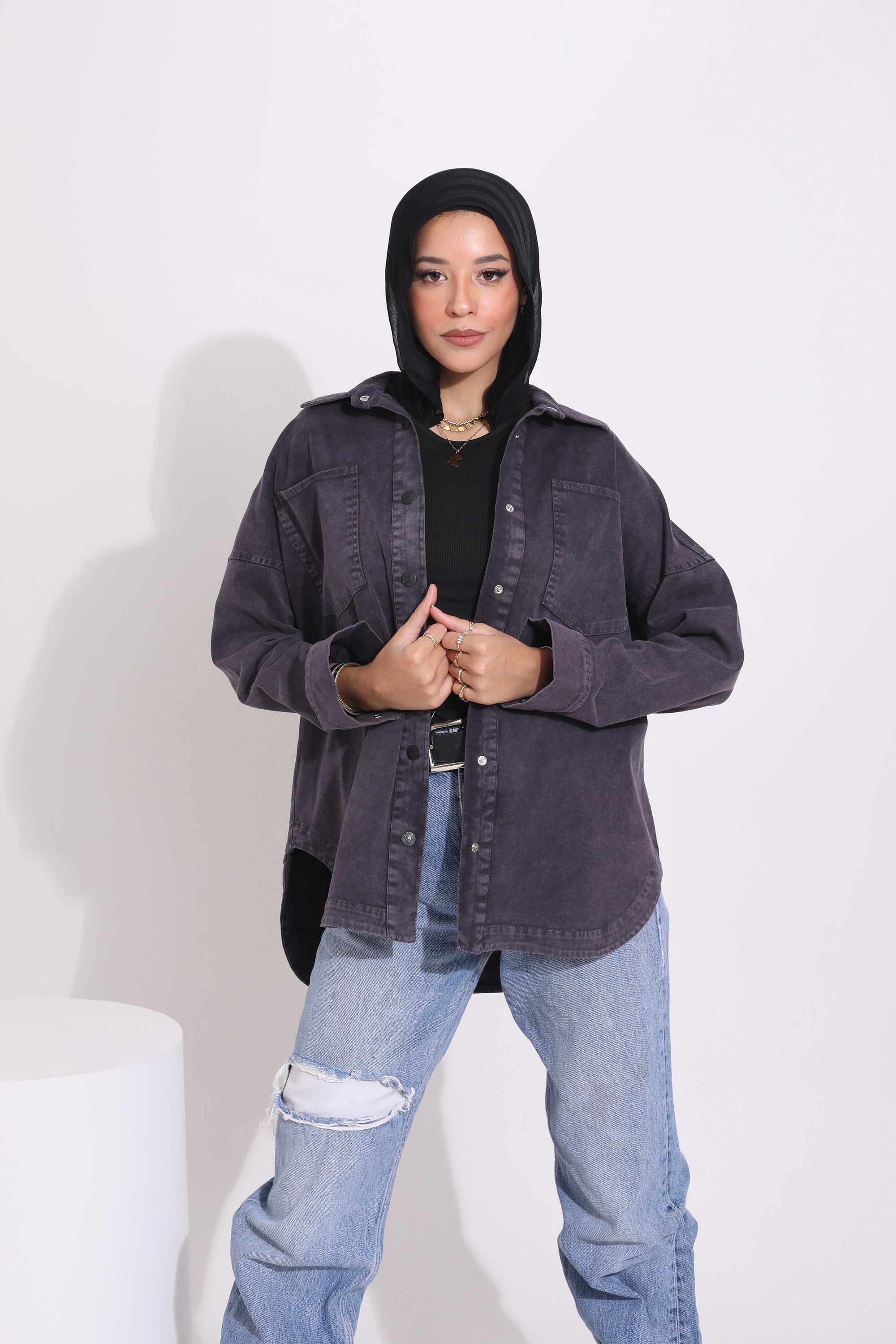 Gabardine Chemise