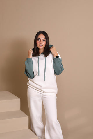 Buy green-off-white Milton SweatShirt W623