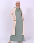 Cotton Dress Without Sleeves B1