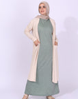 Cotton Dress Without Sleeves B1