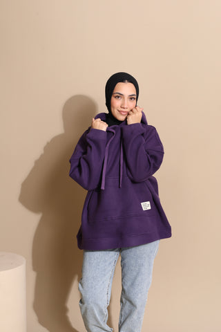 Buy purple Felt SweatShirt W641