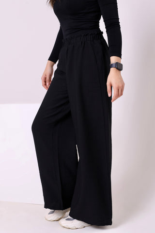Buy black Linen Blend Pants 3811