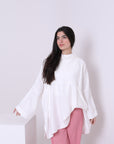 Linen Blend Blouse 3809