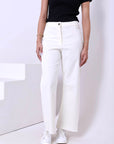 Wide Leg Gabardine Pants 3757