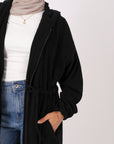 1004- Velvet Dress Shirt with belt