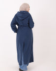 1004- Velvet Dress Shirt with belt