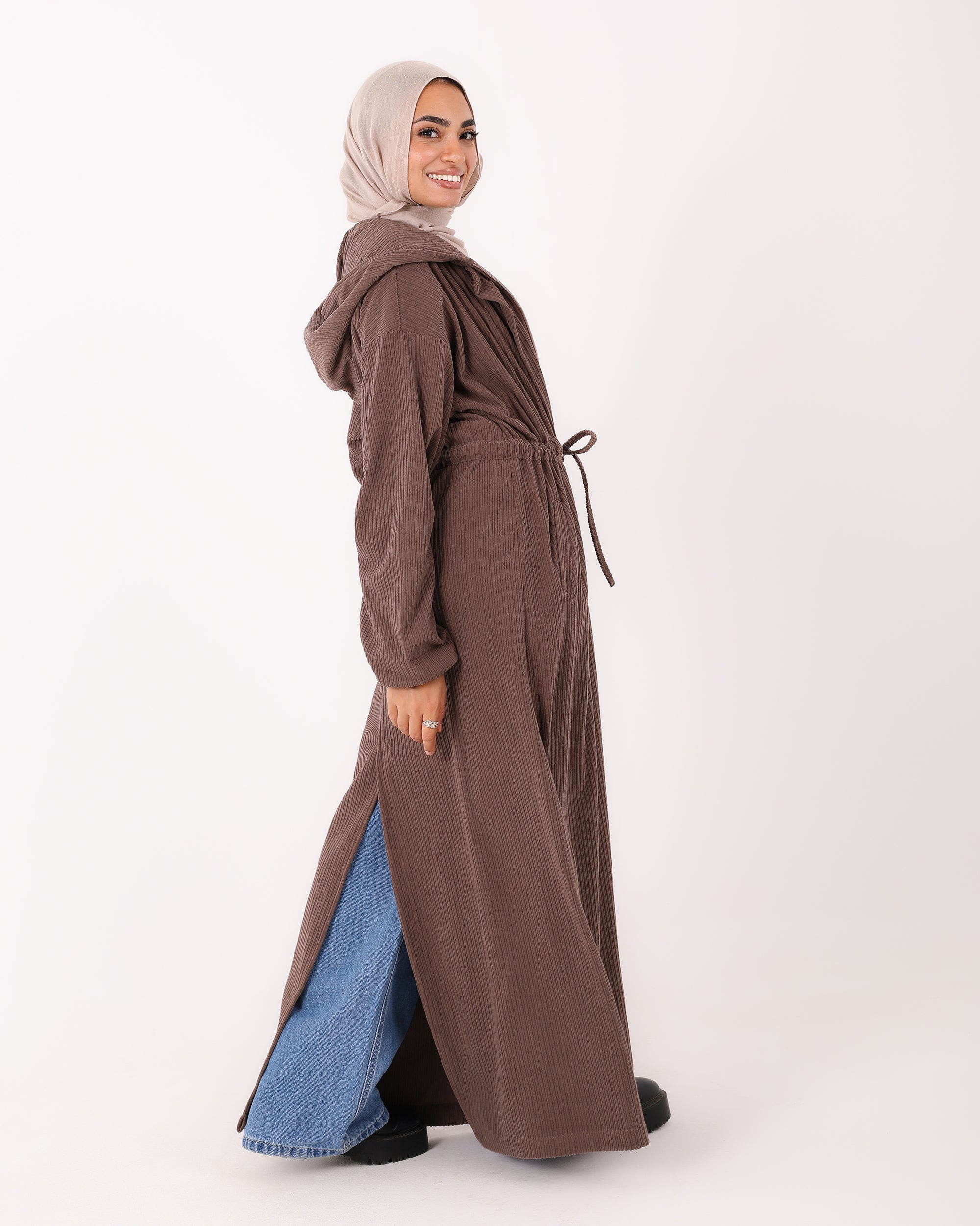 1004- Velvet Dress Shirt with belt