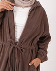 1004- Velvet Dress Shirt with belt