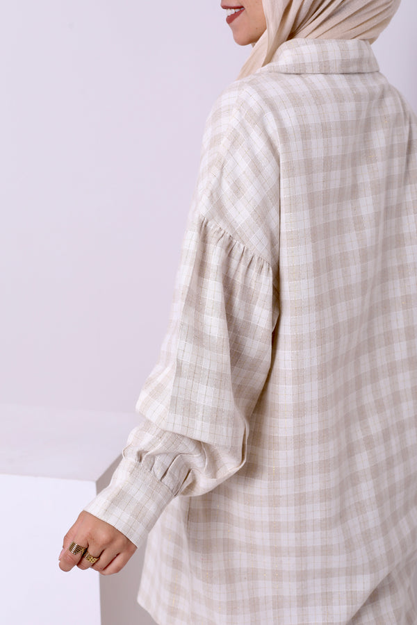 Linen Blend Shirt 3810