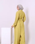 Linen Blend Jumpsuit 3826