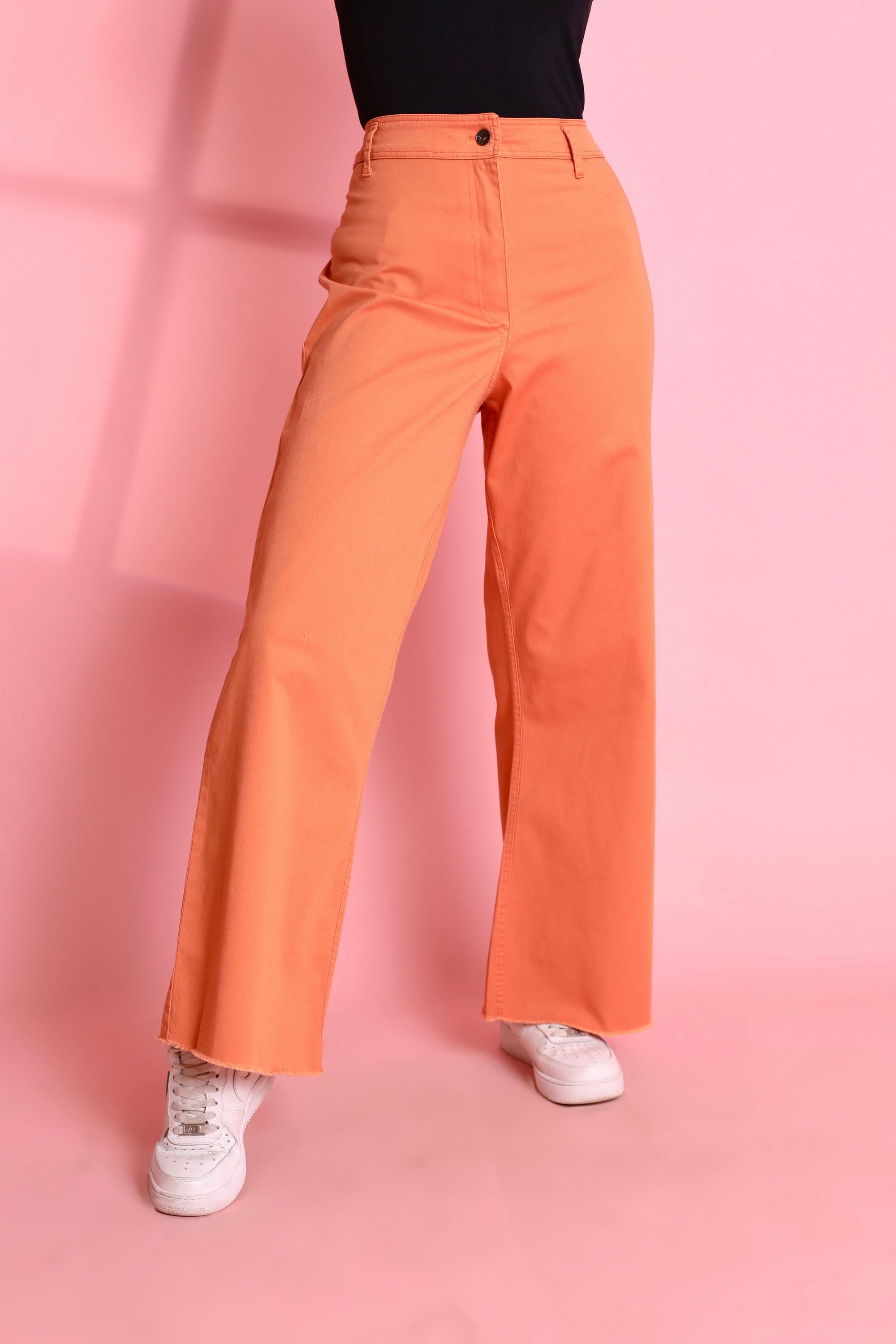 Wide Leg Gabardine Pants 3757