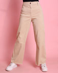 Wide Leg Gabardine Pants 3757