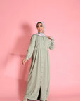 Crepe Abaya 3753