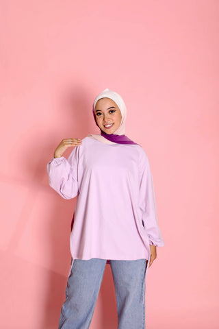 Buy light-purple Cotton Tshirt 3756
