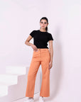 Wide Leg Gabardine Pants 3757