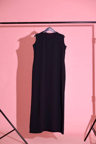 Buy black Sleeveless Dress 3767