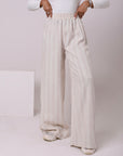 Linen Blend Pants 3806