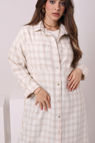 Linen Blend Dress Shirt 3807