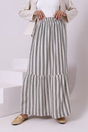 Linen Blend Skirt 3817