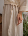 Linen Blend Skirt 3819