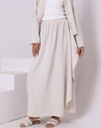 Linen Blend Skirt 3819