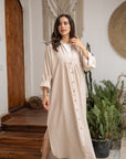 Linen Blend Dress 3823