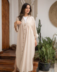 Linen Blend Dress 3823