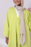 Linen Blend Dress 3829