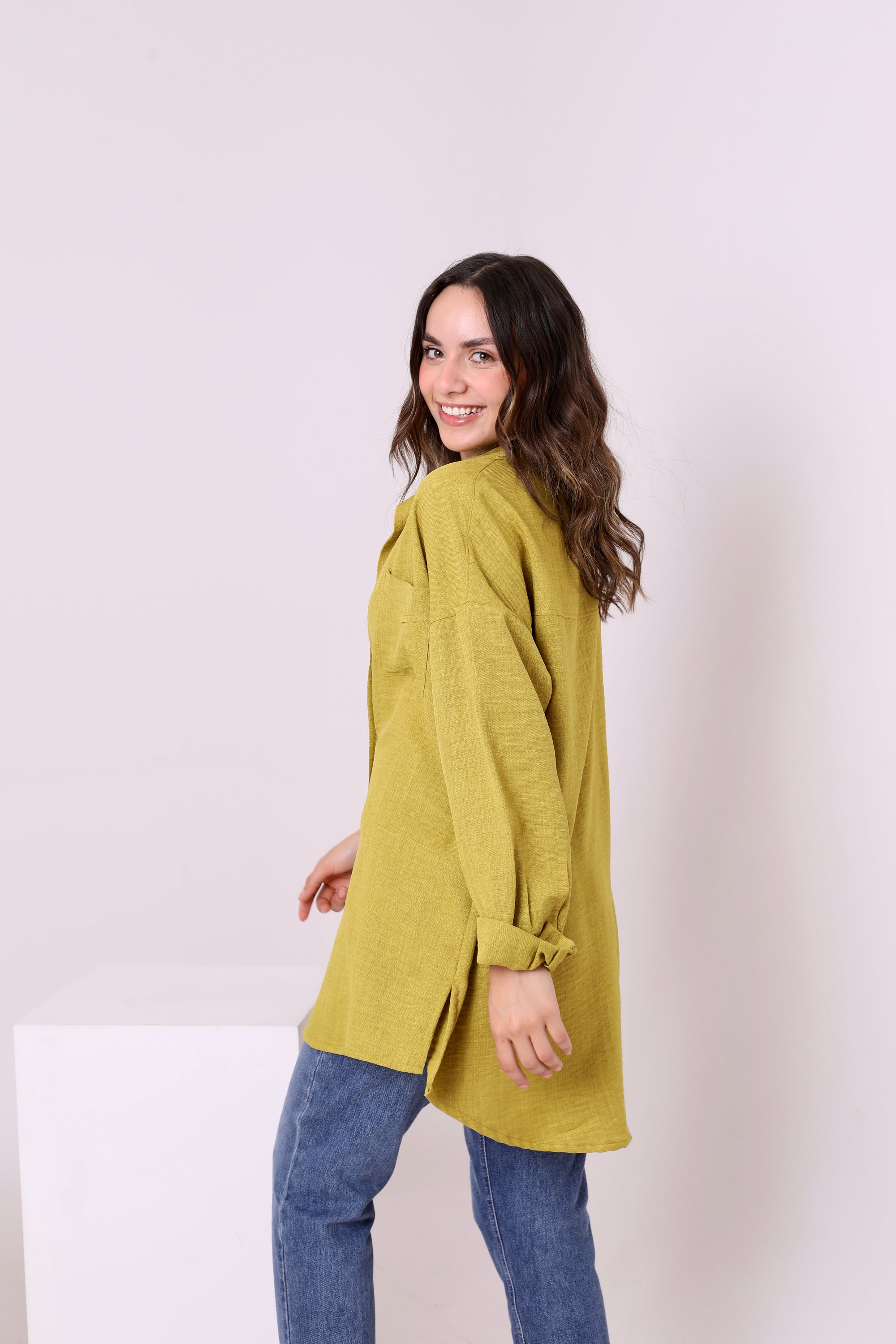 Linen Blend Shirt 3831