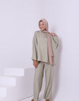 Linen Blend Blouse 3834