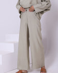 Linen Blend Pants 3835