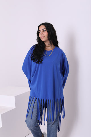 يشتري blue Cotton TShirt 3840