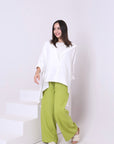 Linen Blend Blouse 3845