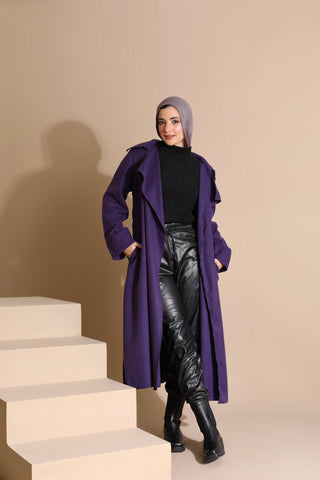 يشتري purple Felt Coat W632