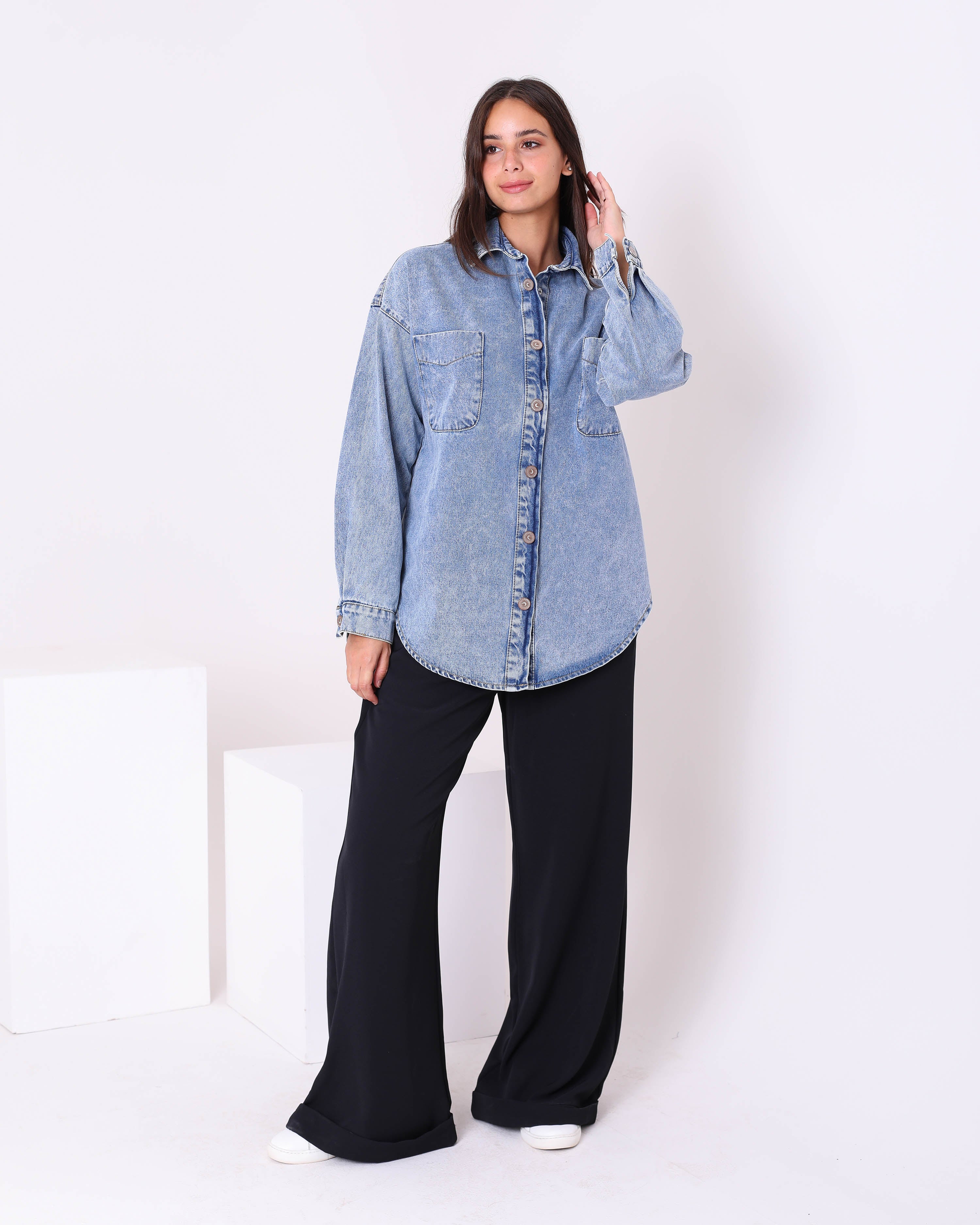 Denim Shirt – Just 4 Women (JW)