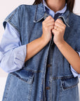 Denim  Dress Shirt W704