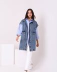 Denim  Dress Shirt W704