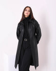 Leather Coat W712