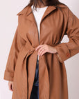 Leather Coat W712