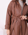 Leather Coat W712