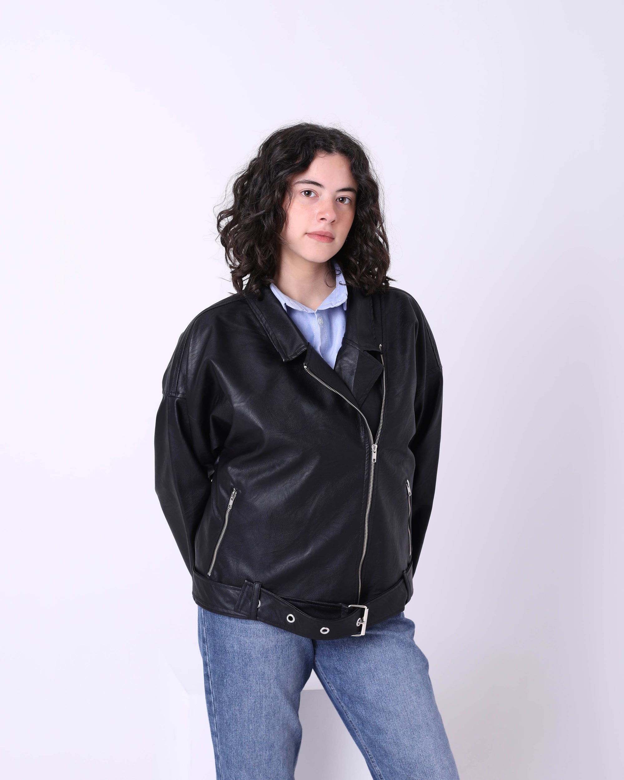 Leather Jacket W714