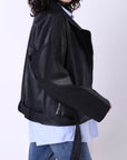 Leather Jacket W714