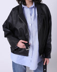 Leather Jacket W714