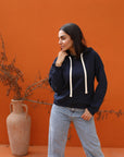 Navy Blue Hoodie AW4-2