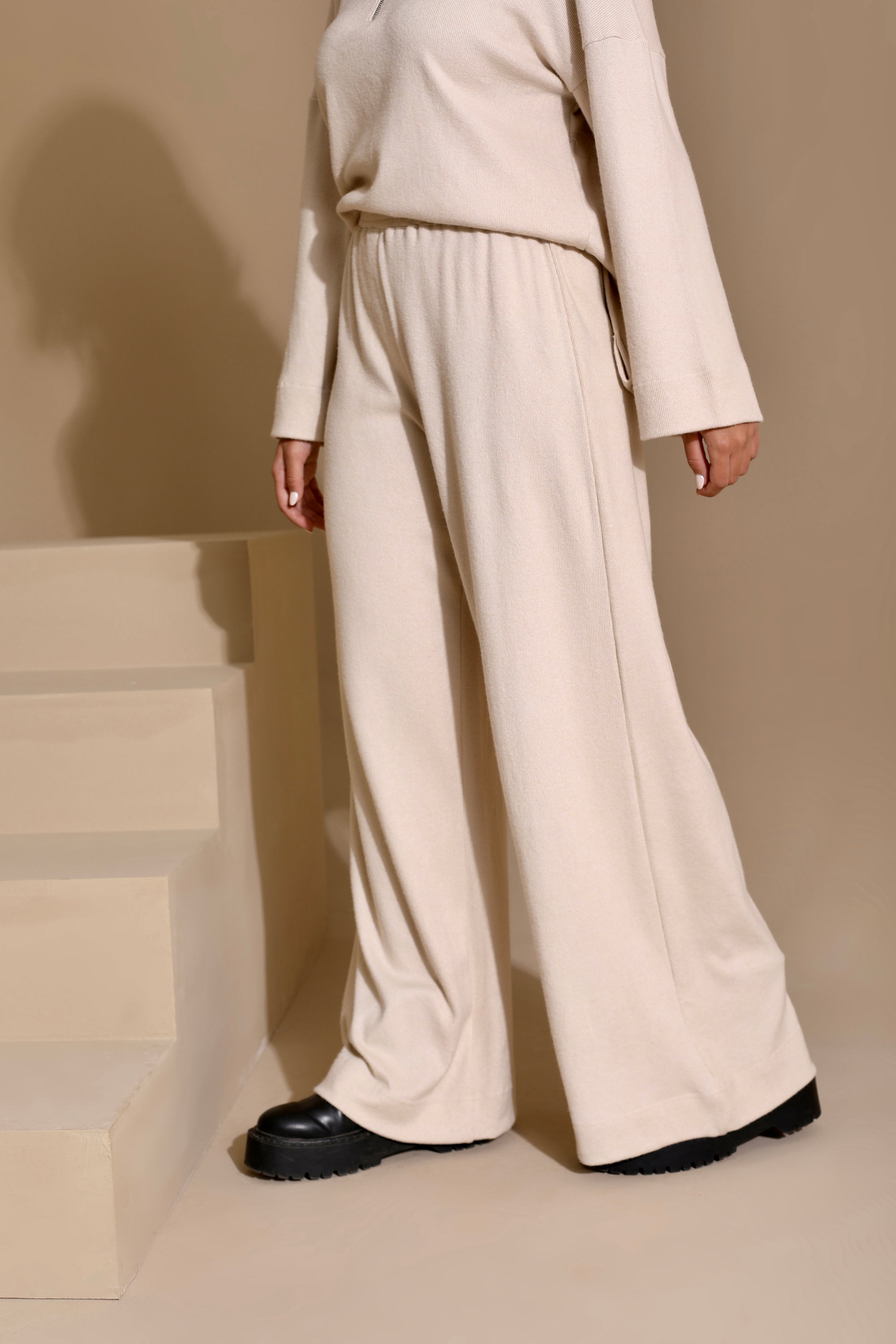 Knitwear Wide Leg Pants W611